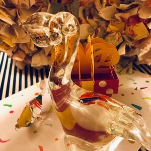 Blown sea set with pelican and fish …darling !